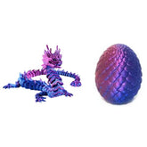 3D Printed Traditional Chinese Dragon Scale Egg Fidget Toy (Multiple Colors) Preorder Showcase Purple & Blue